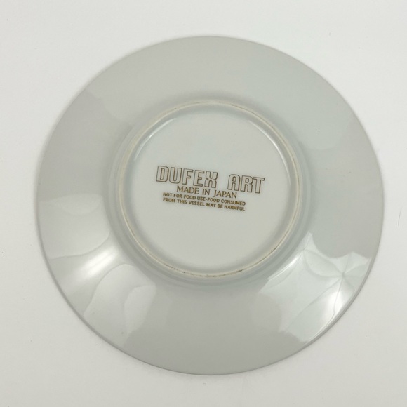 Vintage Dufex Art 24K Gold Trim 6” Decorative Collectible Nativity Scene Plate - Picture 7 of 12